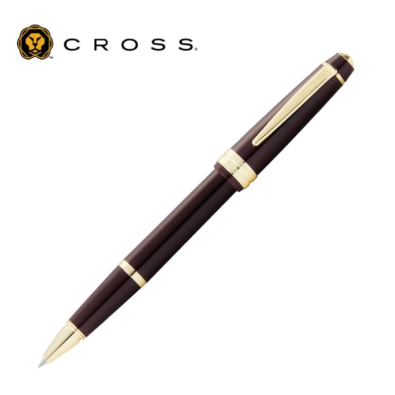 (含運)CROSS 貝禮輕盈系列 酒紅/金鋼珠筆 CAT0745-11✿50B003